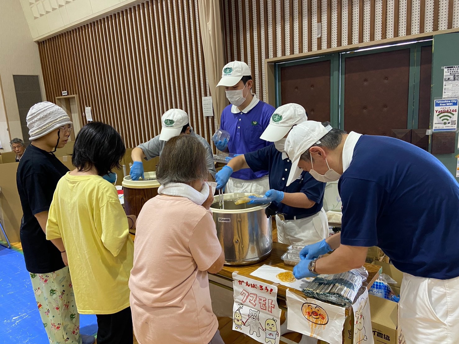 從台灣到熊本愛接力 慈濟送熱食物資關懷受災民眾